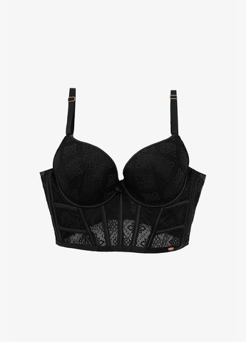 Чорний бюcтгальтер 6033 чорний Weiyesi нейлон, еластан