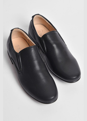 Туфлі підліткові для хлопчика чорного кольору Let's Shop (289456935)