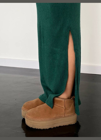 Темно-зелена сукня No Brand