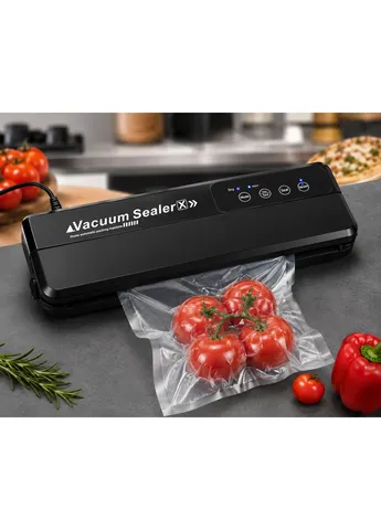 Вакууматор для еды Vacuum Sealer X GY-F973 / Вакуумный упаковщик 110W 60 кПа + пакеты Dolphin (394590085)