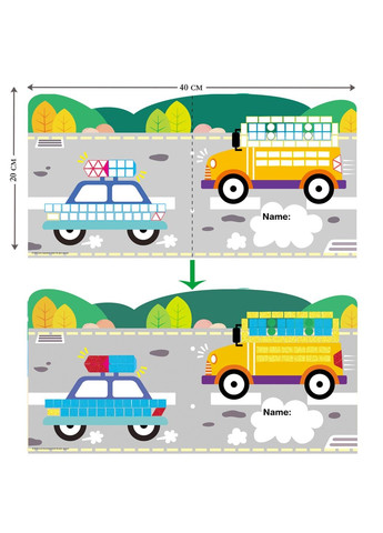 Набор для творчества аппликация-мозаика "Машины" CH 191595 Avenir (297003073)