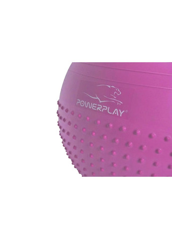 М'яч для фітнесу Power Play 4003 75 см, Light Purple із насосом PowerPlay (324607507)