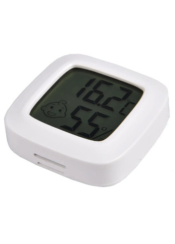 Цифровой комнатный настольный пластиковый гигрометр термометр с магнитом скотчем для крепления 4.5 см (479716-Prob) Unbranded (322953351)