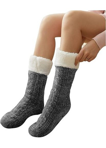 Графитовые носки на плюшевой подкладке для женщины 2576793 Lidl (371278863)