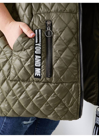 Жилетка жіноча стьобана з капюшоном (Заміри в описі) GD/GL Модний простір (366883377)