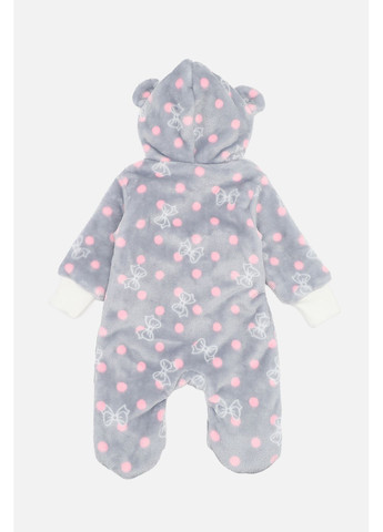 Комбінезон утеплений для дівчинки колір сірий ЦБ-00284486 Sweet Mario (368152543)