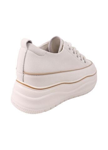 Белые кеды женские молочные натуральная кожа Lifexpert 1857-25DTSPF