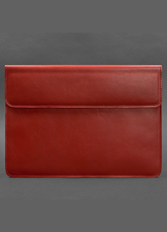 Шкіряний чохол-конверт на магнітах для MacBook 15-16 дюйм Червоний (A-027548) BlankNote (329899529)