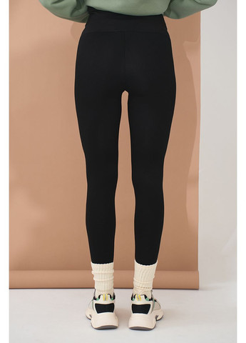 Теплі лосини для вагітних на хутрі з високим поясом чорні Юла мама (268983695)