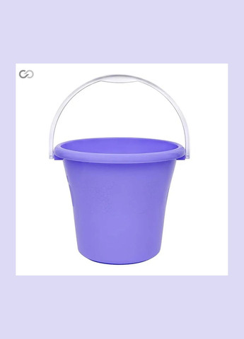 Ведро пластиковое 6 л фиолетовое для дома и хозяйства SoloPlast (340286145)