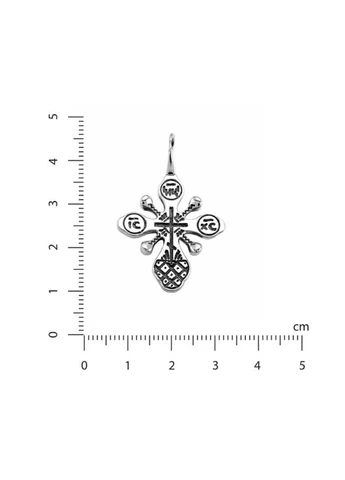 Хрест срібний Рясний 925 Дукач Skifska Etnika (364202889)