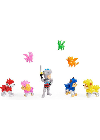 Подарочный набор Paw Patrol, Rescue Knights Ryder and Pups Figure с 8 игрушечными фигурками 6062122 Spin Master (372125319)