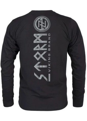 Черная лонгслив rough sea s346abk black Dobermans Aggressive