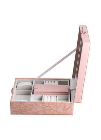 Ящик-органайзер для украшений с замком 25х25х8,5 см, Yiwu (328602953)