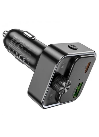 Автомобильный FM-трансмиттер модулятор Bluetooth MP3 E81 Fantasy 30w, PD/QC, USB-C/ 1xUSB-A MDR Hoco (385868808)