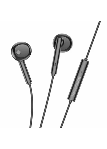 Наушники BM82 Art music digital earphones with mic Black Borofone (301089830)