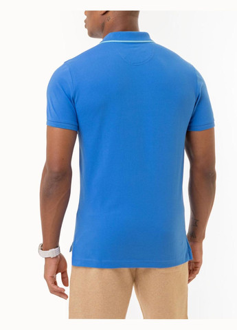 Синяя футболка-мужская футболка поло u.s.polo assn. slim fit stretch pique solid polo m синяя для мужчин U.S. Polo Assn.