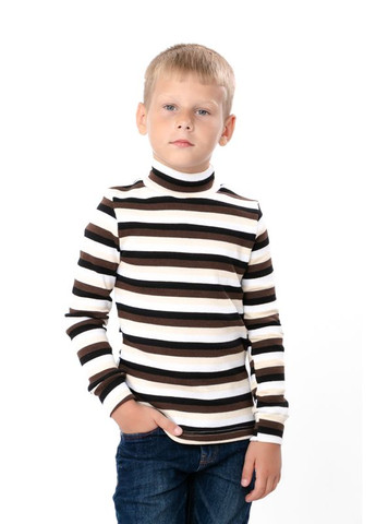 Утепленная водолазка для мальчика приталенного кроя в полоску (p-2904) Носи своє (368765378)