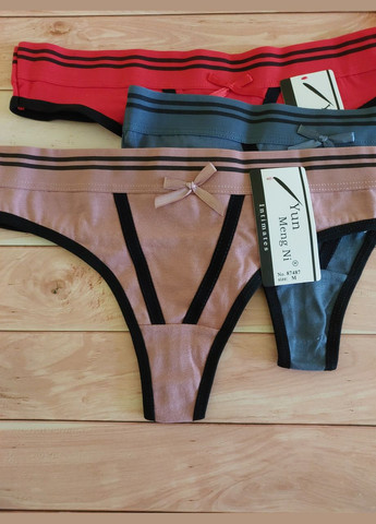 Женские трусики хлопчатобумажные Honey Fashion Accessories XS/S голубой (2-190) No Brand (313442747)