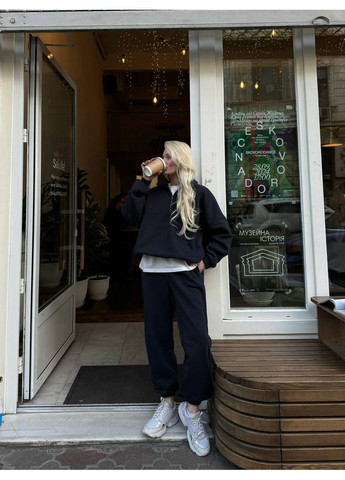 ✨ Теплий спортивний костюм з тринитки на флісі “Зимовий базовий” ✨Ознайомтесь з розмірною сіткою DK/DL Мода без кордонів (360514739)