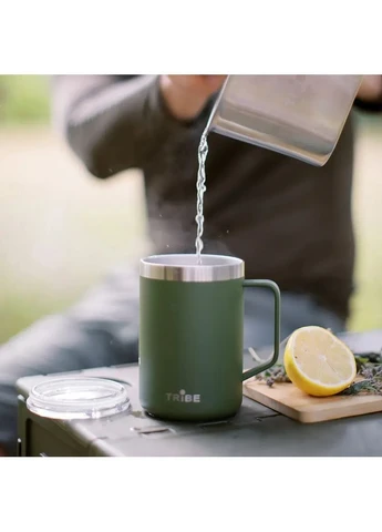 Термокружка с крышкой Classic Mug (0,5л),, нержавеющая сталь, фирменная упаковка Tribe (396848670)