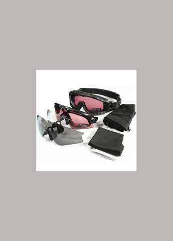 Защитные очки и маска 2 в 1 тактические Si M Frame black Oakley (329741409)