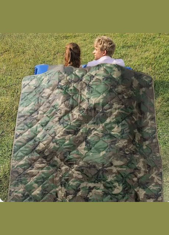 Тактическое кемпинговое одеяло с чехлом Масло 150см x 200см под пончо KT6007401 Solve (305743414)