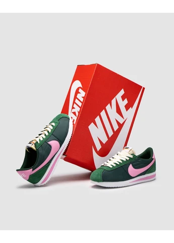 Рожеві кросівки чоловічі nike cortez green/pink найк кортез рожеві демісезон No Brand