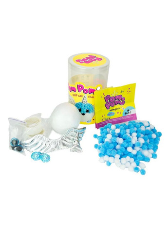 Набор для творчества Strateg Pom Pom Лумми голубой (рус.) (32014) Стратег (364115260)