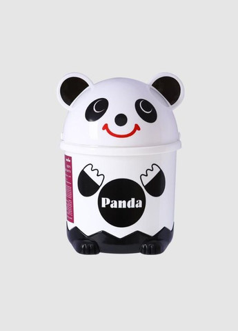 Відро для сміття дитяче з кришкою BIN-07 3,2L WHITE MVM (317286337)