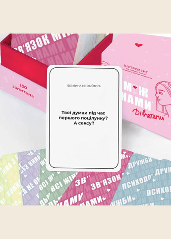 Игра настольная Между нами Девочками MemoGames 0010MG на украинском языке Memo Games (306435445)