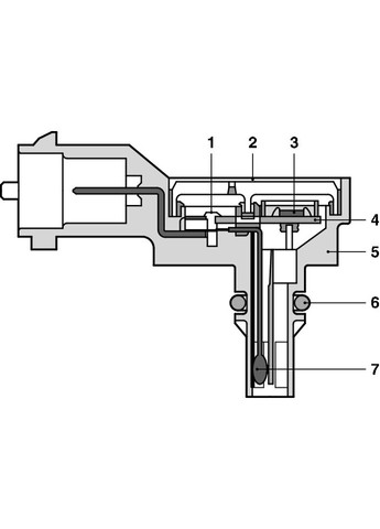 Датчик давления наддува RENAULT MEGANE II (KM0/1_) - 1.5 DCI (KM02, KM13) (2003.08 - 2012.08) (BO 0281002573) Bosch (354335534)