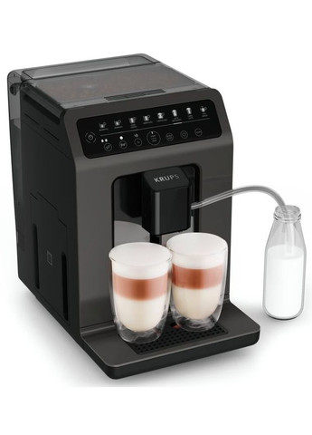 Кофемашина Evidence Classic, 2.3л, зерно, автомат.капуч, дисплей, авторецептов 8, сернор.управление, черный Krups (314781021)