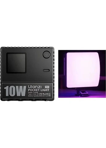 Накамерне світло C01RGB 10W Pocket Light Black (L205) Ulanzi (389483227)