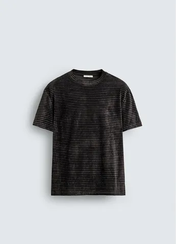 Темно-сіра футболка Zara