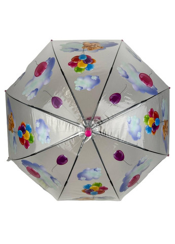 Прозрачный детский зонт трость полуавтомат Rain (279323899)