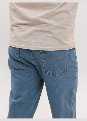 Джинси чоловічі блакитні МОМ із високою посадкою Mechanic MOM (327038619)