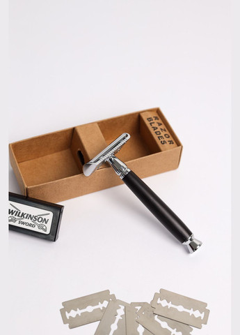 Безпечна бритва з чорною ручкою No Brand (301662308)