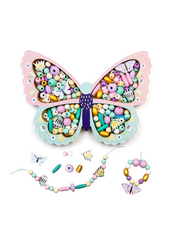 Набір бусин для браслетів, набір для творчості з намистин, подарунковий набір для дівчаток Метелик No Brand (344573480)