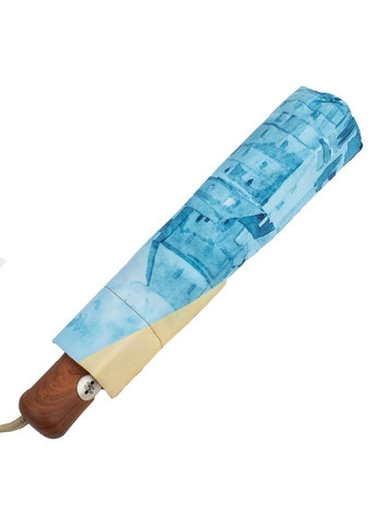 Голубой складной женский зонт автомат Zest (288184296)