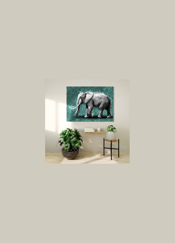 Картина Мудрый Слон 60x80 см (P0492) Malevich Store (333339181)