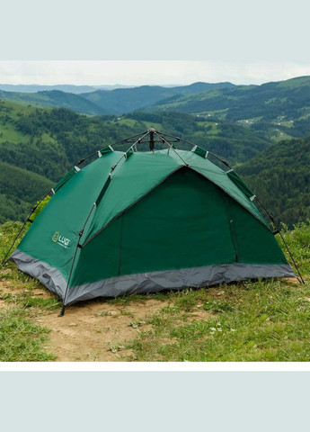 Палатка туристическая двухместная 210*150*120 см, черная LUGI (316473502)