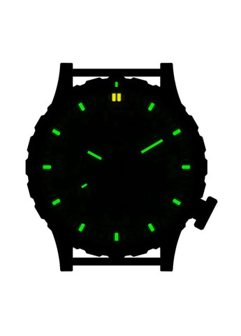 Тактичний Годинник з Титановим Корпусом Heavy Water Diver BlackTie B Silver Кварцовий Механізм Hazard 4 (336550198)