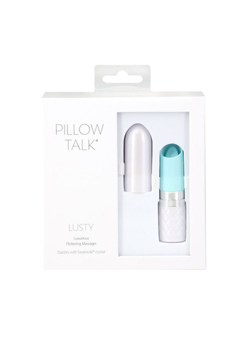 Вібратор Lusty Luxurious Flickering Massager - Teal Pillow Talk (315498330)