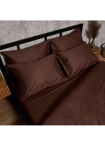 Комплект постільної білизни Satin Premium Полуторний Євро 160х220 наволочки 2х50х70 (MS-820010066) Moon&Star Mocha Mood (356112916)