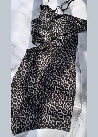 Серое соблазнительное платье в самом трендовом принте этого сезона! Soho