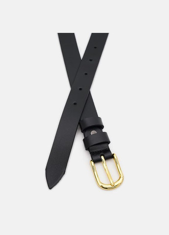 Жіночий шкіряний ремінь 100v1genw49-black Borsa Leather (322189690)