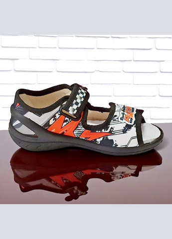 Ортопедичні відкриті тапочки капчики текстильні босоніжки на липучках валді Адам Waldi (338226287)