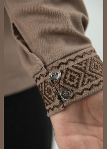 Вишиванка для хлопчика Зорян кавова V&V 6111 (355802410)