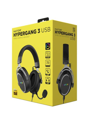 Наушники Hypergang 3 Hi-Res Black (ESH50) Hator (354229248)